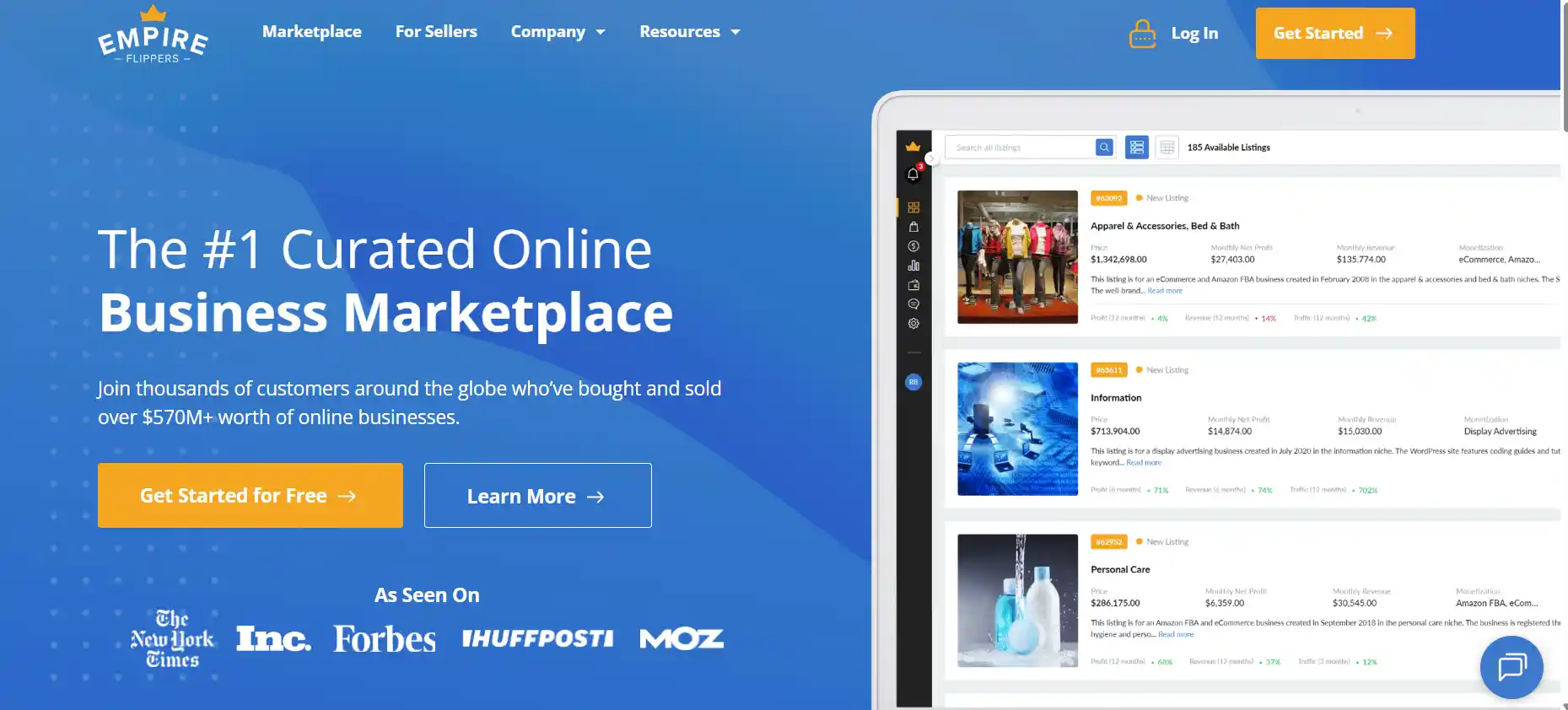 empire flippers website