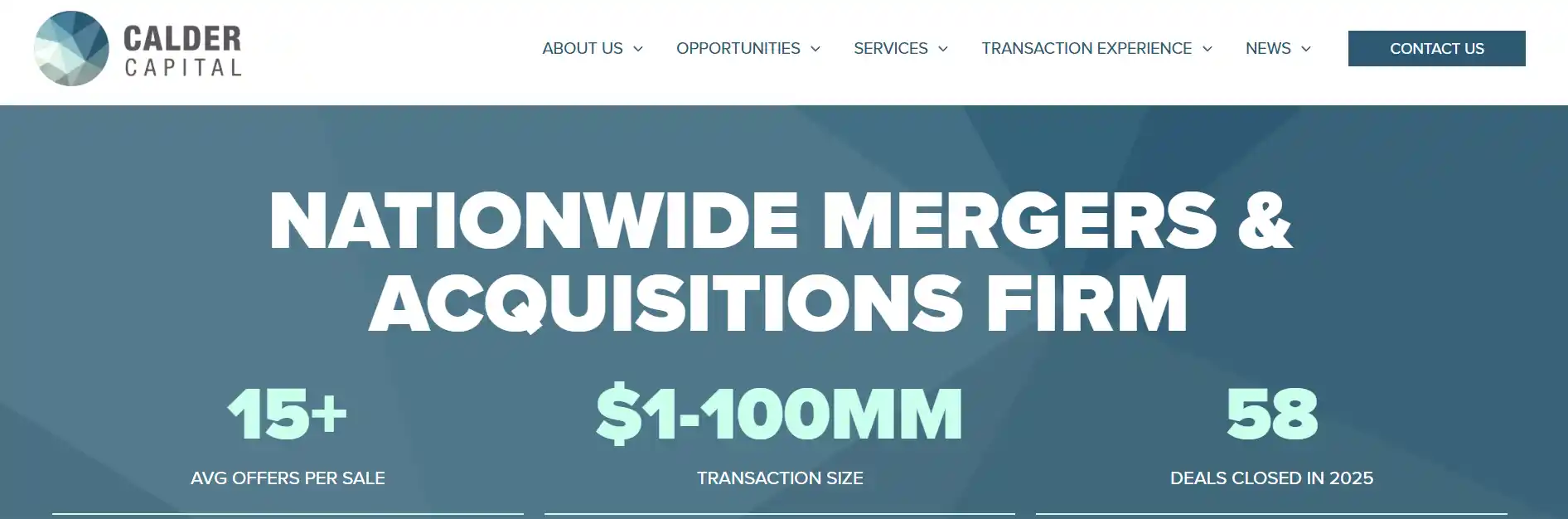 calder capital website