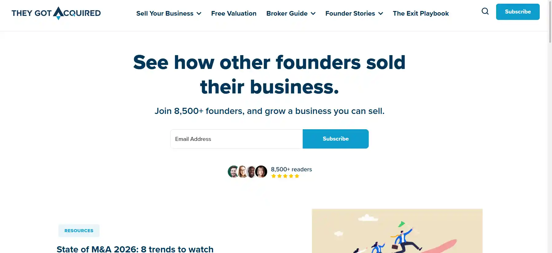 they got acquired website