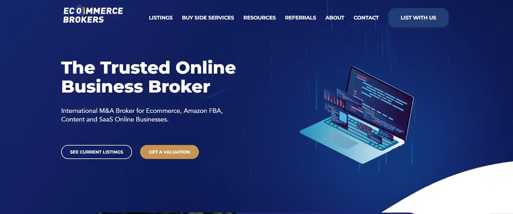 ecommerc brokers website