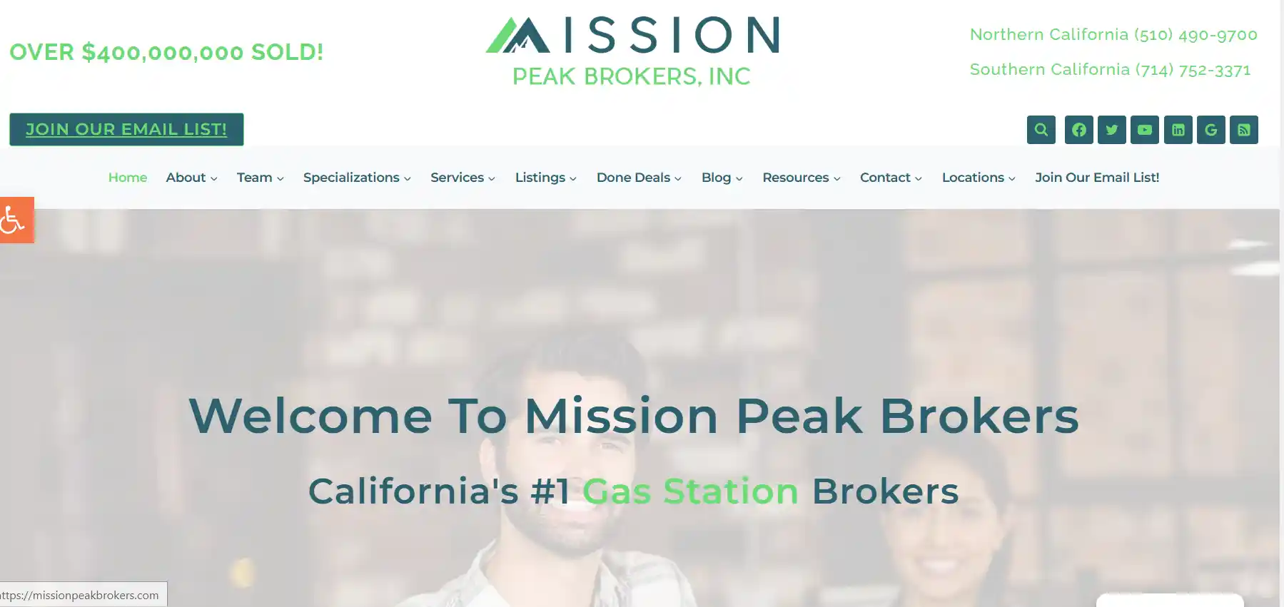 mission peak brokers website