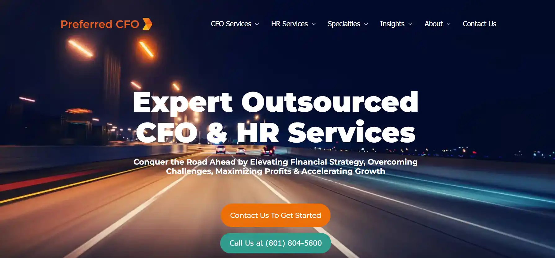 preferred cfo homepage