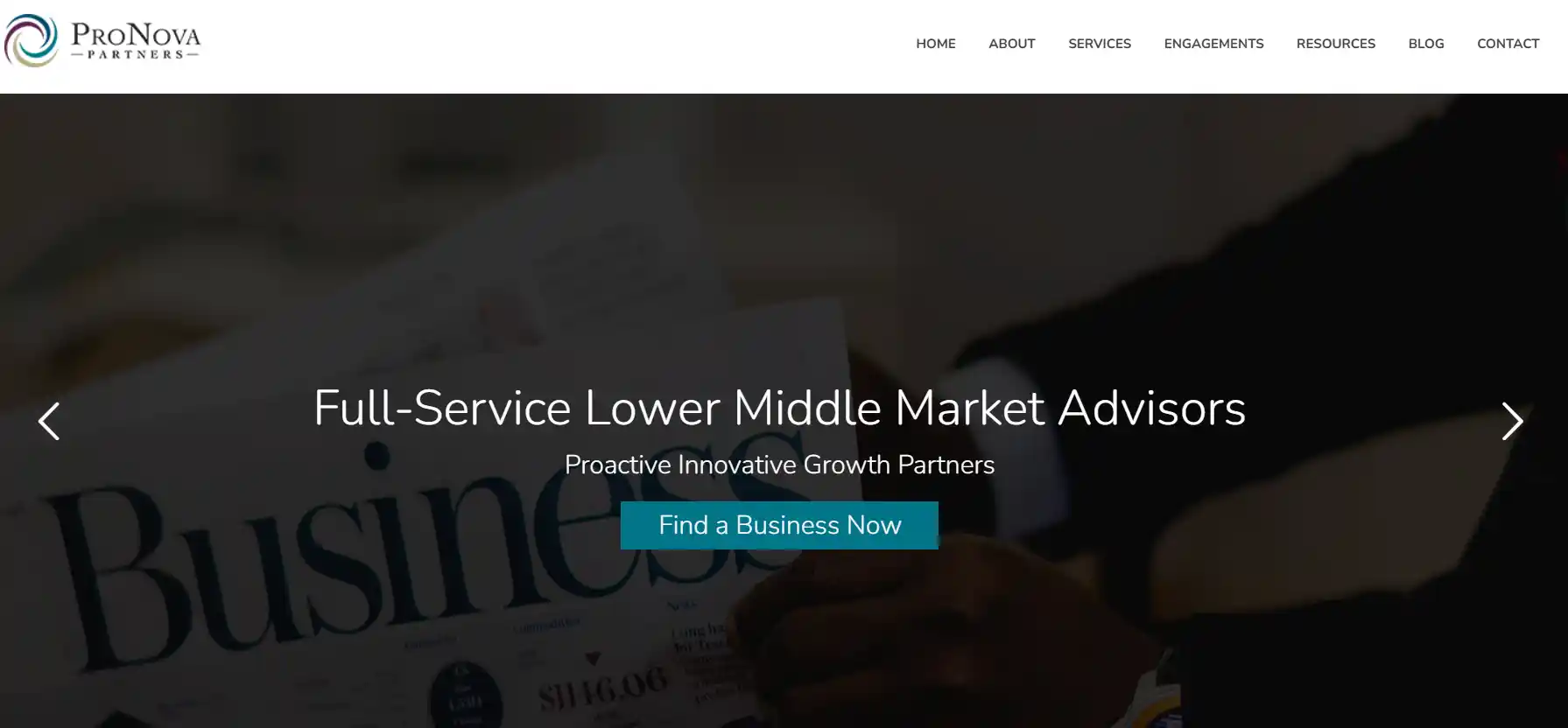 proNova partners website