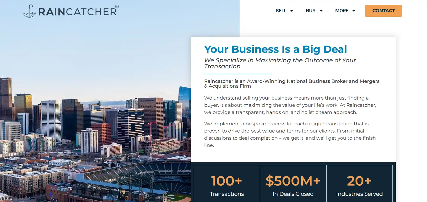 rain catcher website