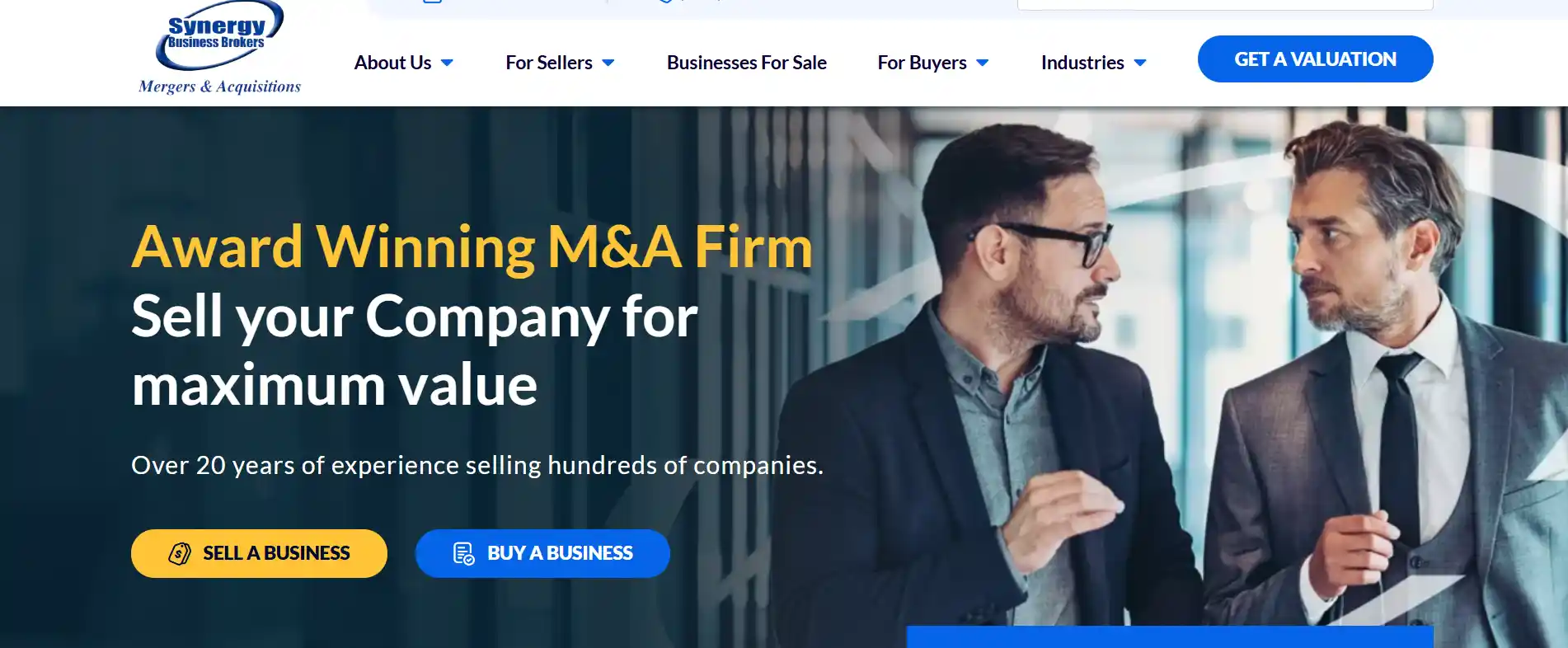 synergy business brokers website