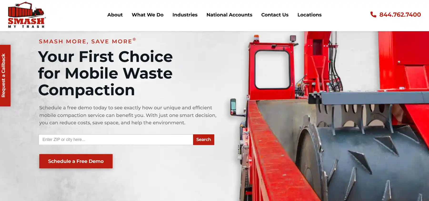 how to sell a smash my trash franchise website